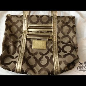 Coach Poppy Large bag with dust bag